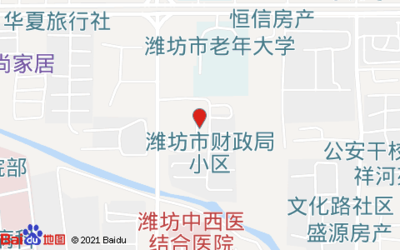 中国山东潍坊市奎文区新华路与东风街路口